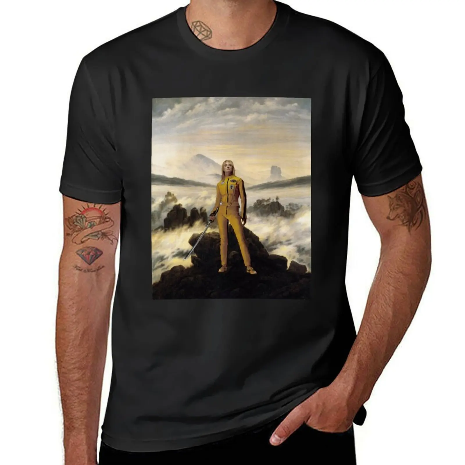 

the bride above the sea of fog T-Shirt oversize t-shirts man Aesthetic clothing anime shirt designer t shirt men