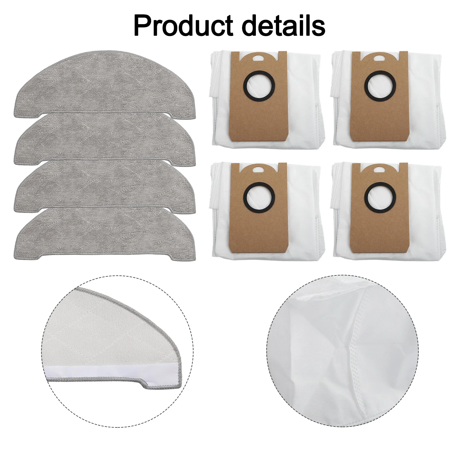 ل Vexilar W11/W7 جهاز آلي لتنظيف الأتربة استبدال ممسحة القماش أكياس الغبار عدة اكسسوارات الأجهزة المنزلية