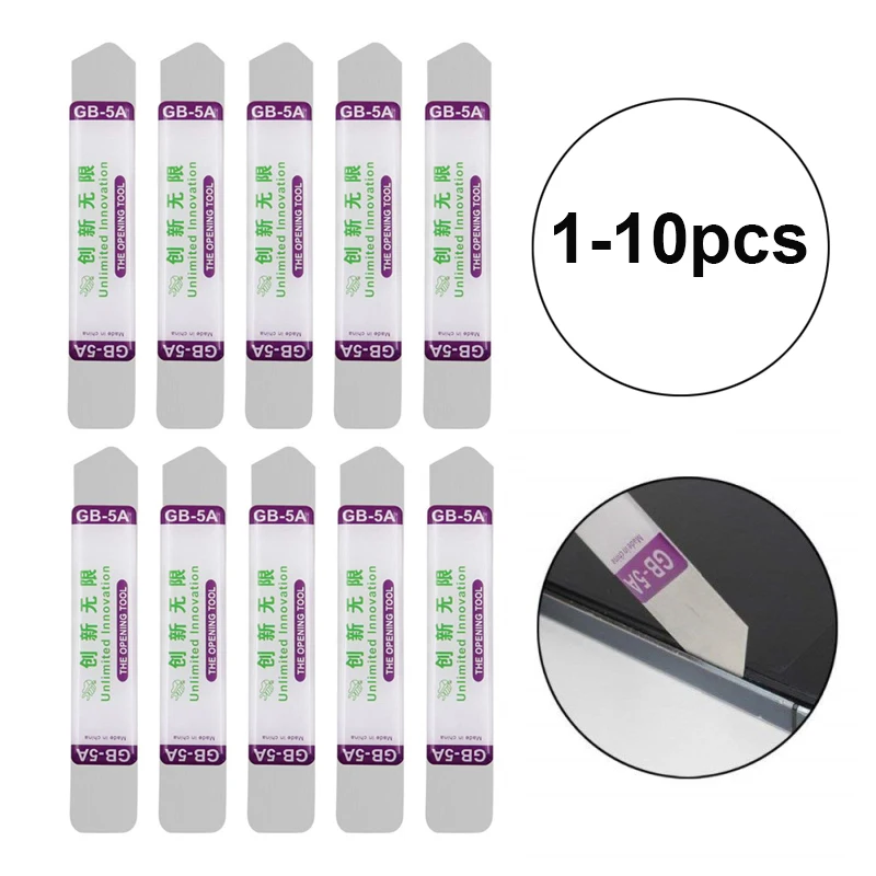 1-10Pcs Blade Thin Pry Spudger Cell Phone Tablet Screen Battery Opening Tools for Samsung iPhone iPad Xiaomi Huawei Repair Tool