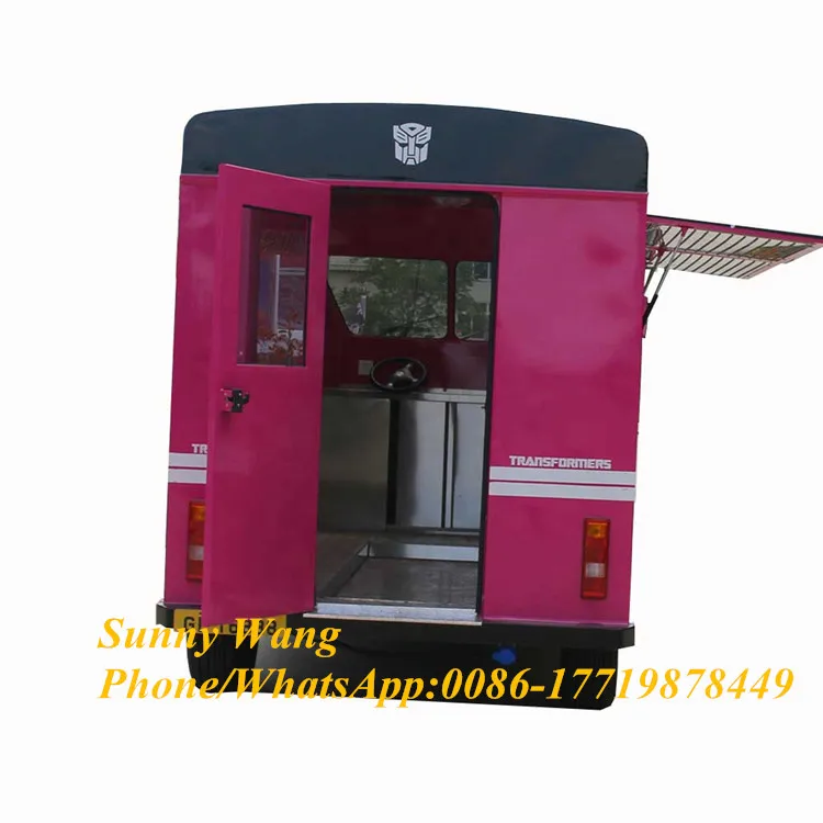 Diakui Mobile katering troli luar ruangan bergerak makanan Trailer dapur truk untuk dijual