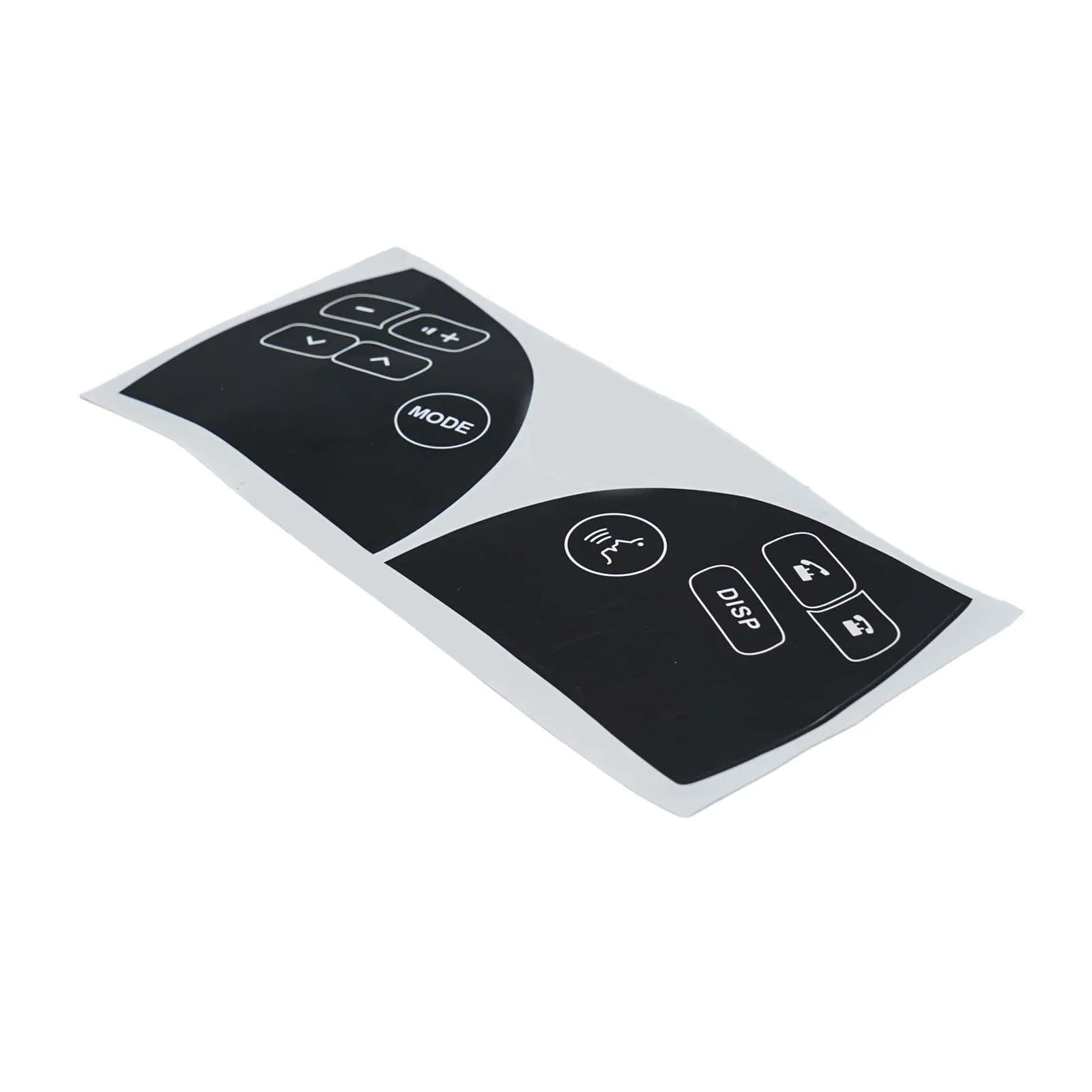 Black for for lexus for es350 Steering Wheel Decals White Lettering Black Overlay Firm Adhesion High Grade Vinyl Steering Wheel