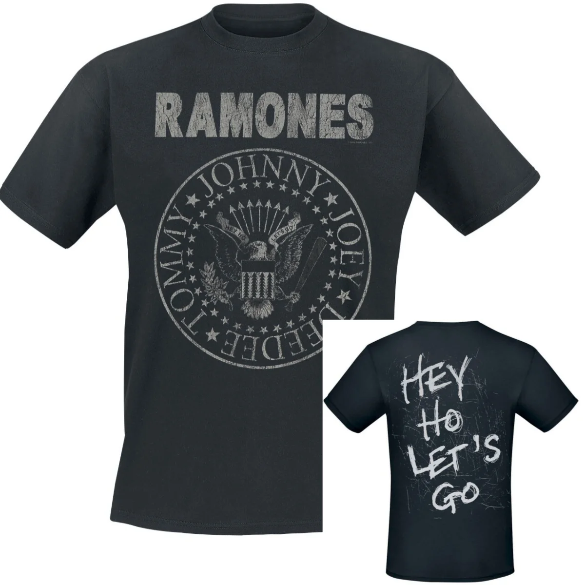 Camiseta 2026 Ramones Masculina e Feminina com Estampa de Banda de Metal Rock 100% Algodão Verão Streetwear Top