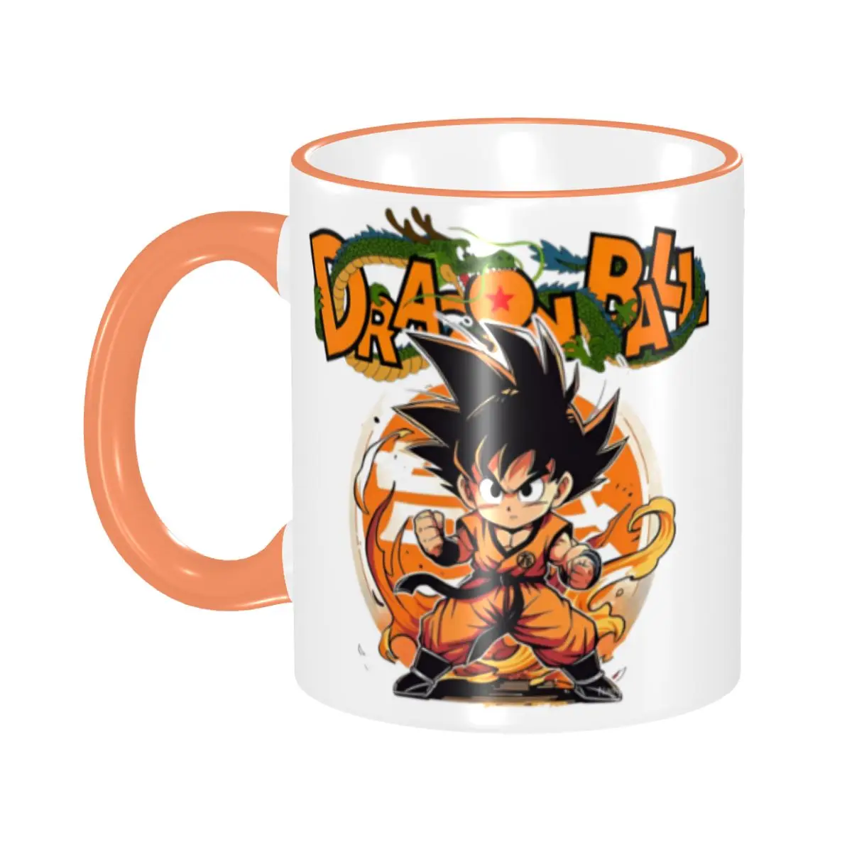 Maßgefertigte D-Dragon B-Ball Z Gokus Tassen Japanische Science-Fiction-Animation Keramik-Kaffeebecher Kreatives Geschenk