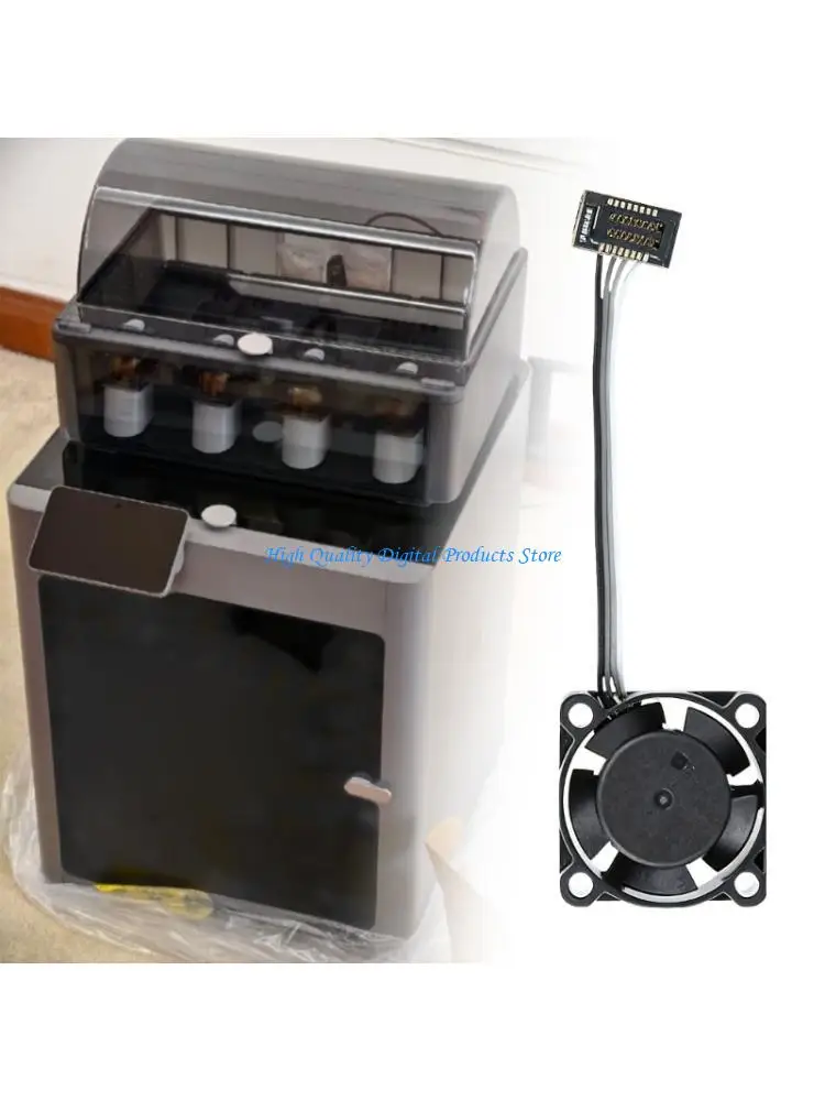 U2JE Rapid Install Cooling Fan For 3D Printer P1P P1S Light And Reliable