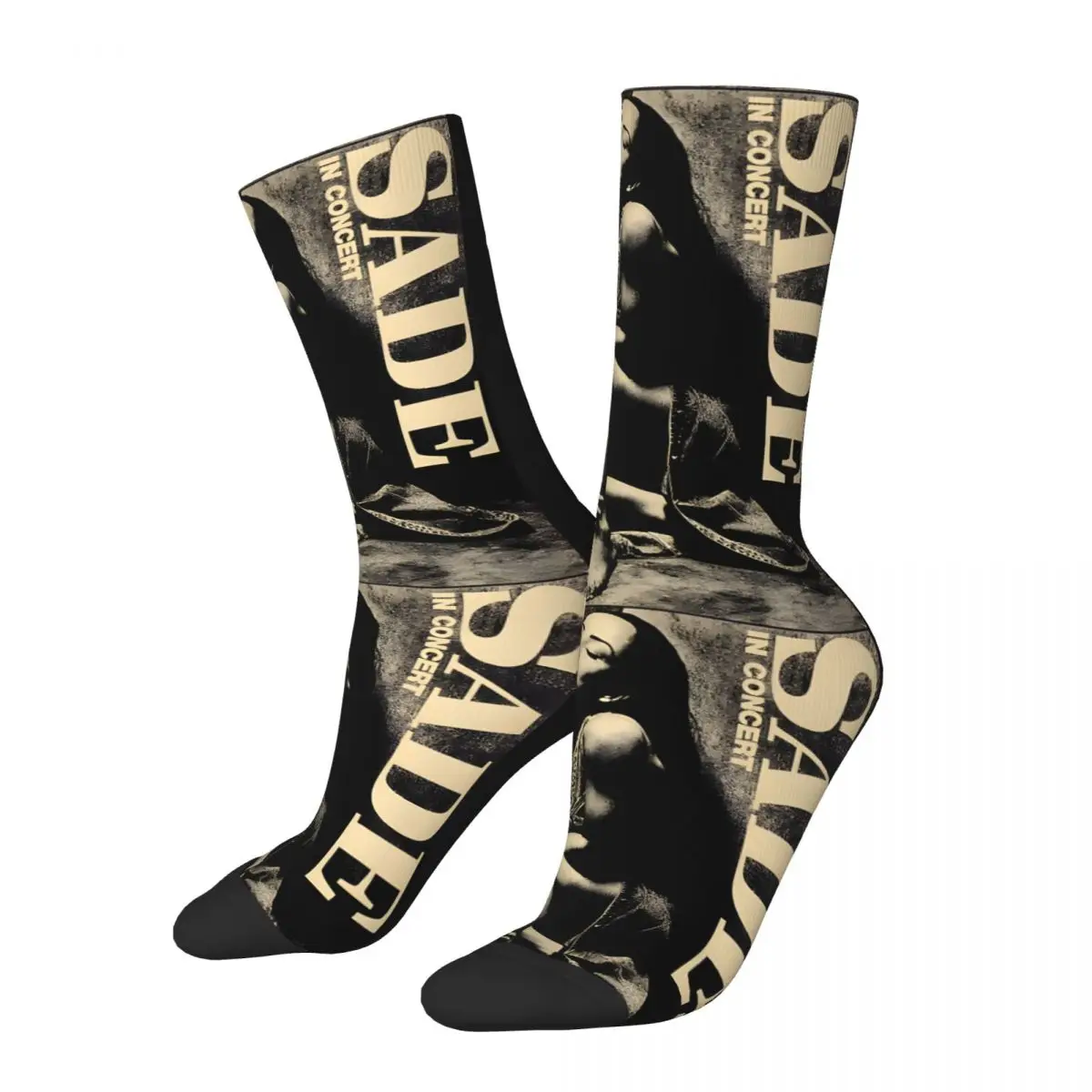 Hip Hop Retro Badass Crazy Men's compression Socks Unisex Sade Harajuku Seamless Printed Funny Novelty Happy Crew Sock Boys Gift