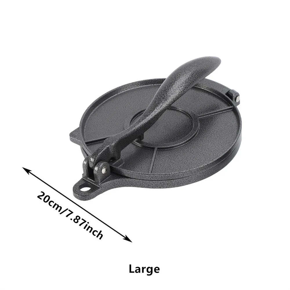 16/20cm DIY Tortilla Press Maker Aluminium Alloy Manual Corn Tortillas Dough Pressing Tools Kitchen Bakeware Cooking Accessories