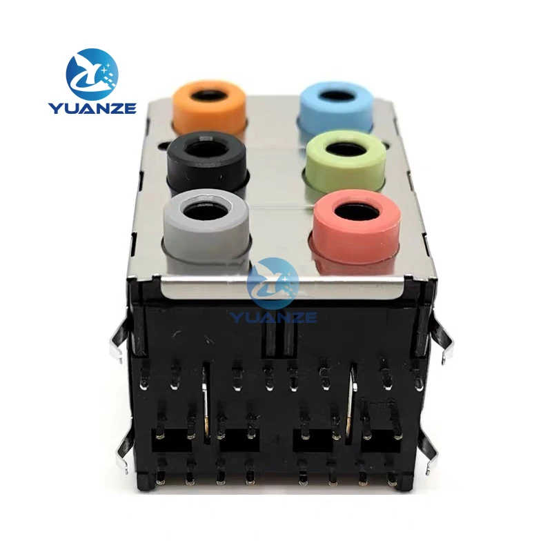 High Quality 6 ports hole audio interface Motherboard socket connector for sound card