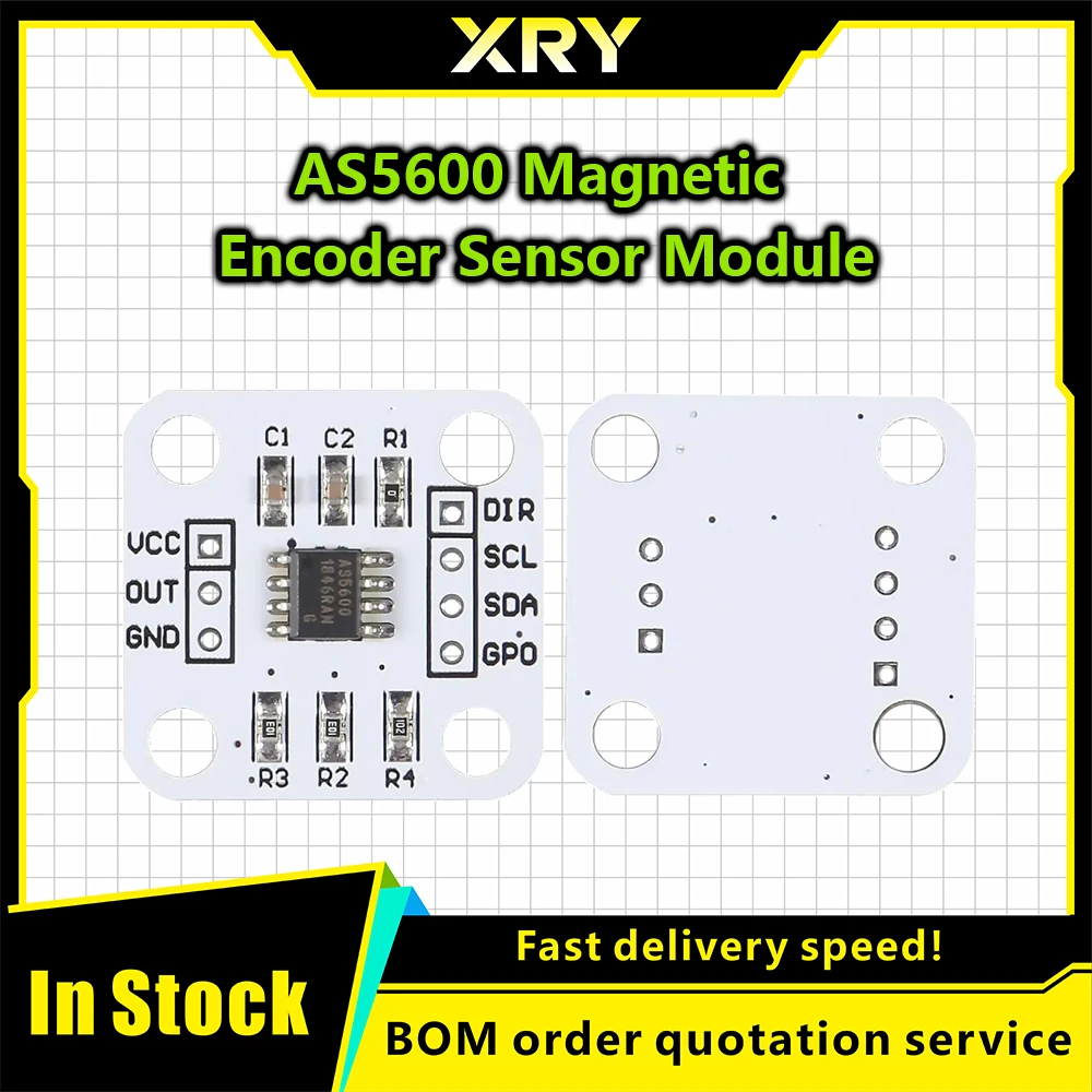 XRY 1-10 sztuk AS5600 enkoder magnetyczny indukcja magnetyczna moduł czujnika pomiaru kąta 12bit wysoka precyzja — zdjęcie produktu 3