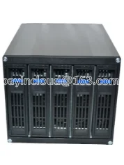 Hard Drive Cage, Chassis, 3 Optical Drive Expansion, 5-bit 3.5-inch Hot Swappable Module Set with Backplane, Built-in NAS Box