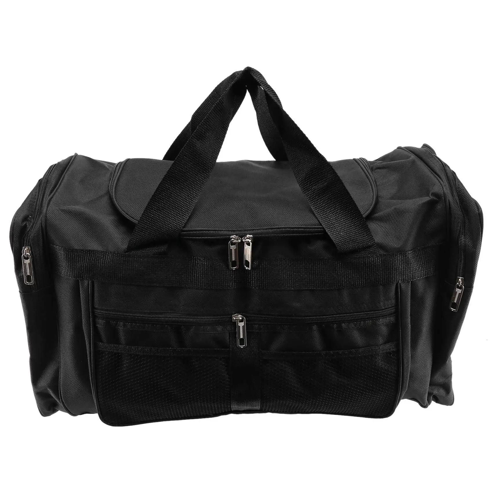 حقيبة اللياقة البدنية للرجال والنساء حقيبة رياضية محمولة للياقة البدنية واليوجا والسفر وحقيبة كتف للتدريب على اللياقة البدنية باللون الأسود-ABWY #2