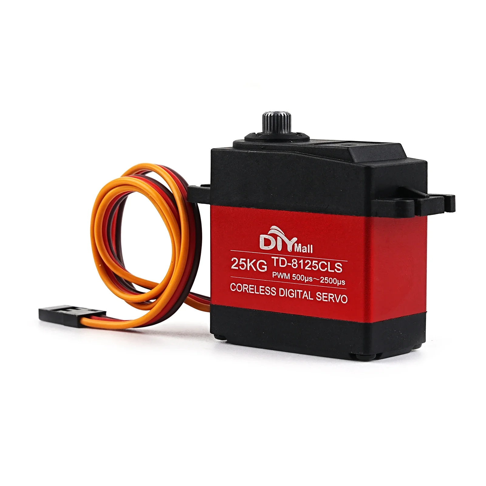 

TD-8125CLS 25KG Coreless Digital Servo 8.4V HV Metal Gear 25T Arm 180 270 360 Degree RC Car Crawler Robot Model DIY Part