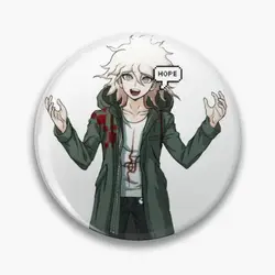 Nagito Komaeda Saying Hope Pin Buttons Brooches  Jewelry Accessory Customize Brooch Fashion Lapel Badges