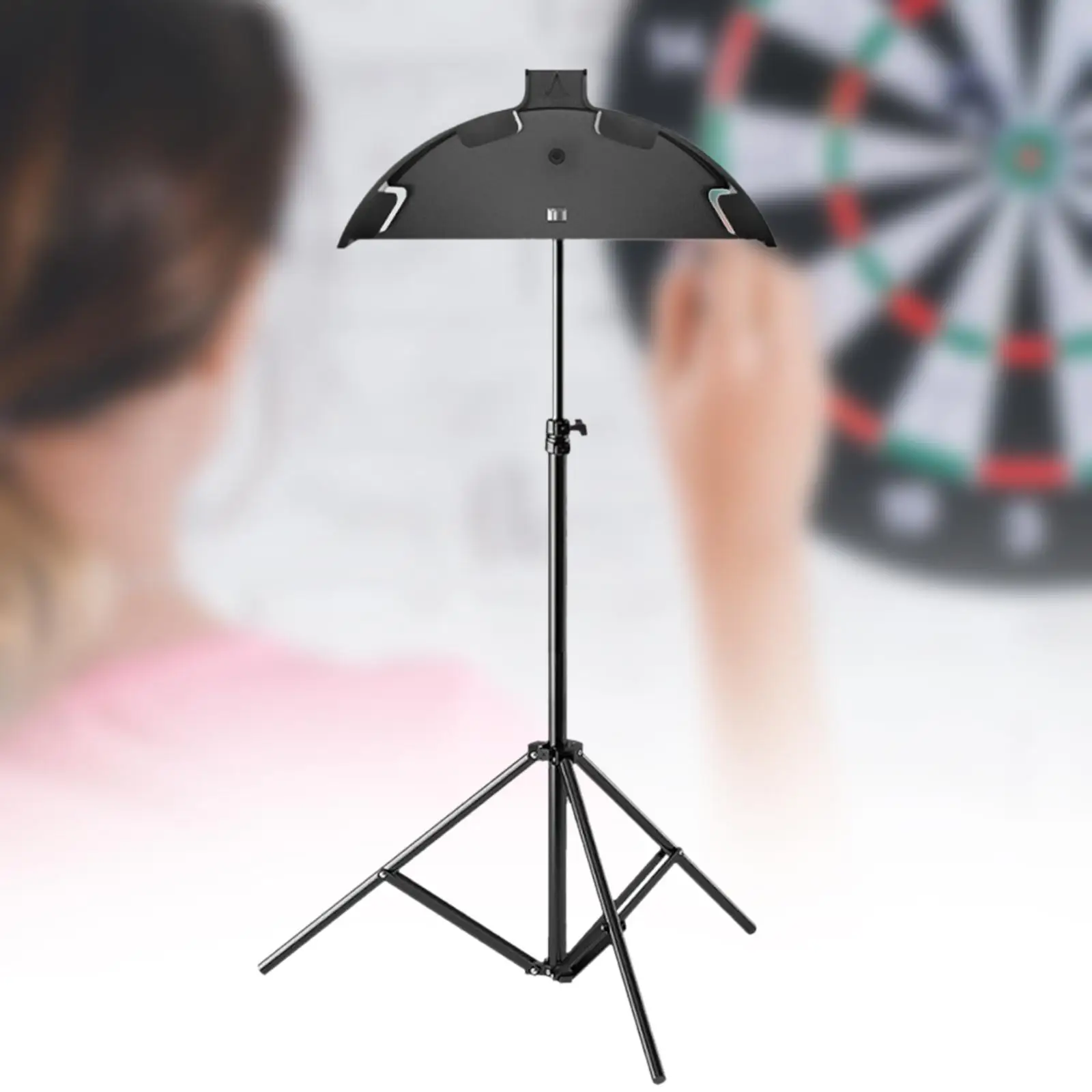 Stable Dartboard Stand Adjustable Height Freestanding Tripod Board Holder for Accessories and Play