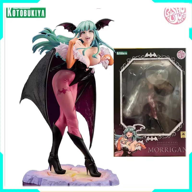 

Kotobukiya GAME Morrigan Aensland Darkstalkers Anime Action Figure PVC Model Toys Collectible Model Ornaments Gifts