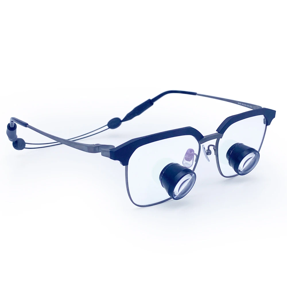 

CE Approved 2.5X TTL Ultra-Light Magnifier Titanium Frame Dental ENP General Surgery Through-The-Lens Loupes