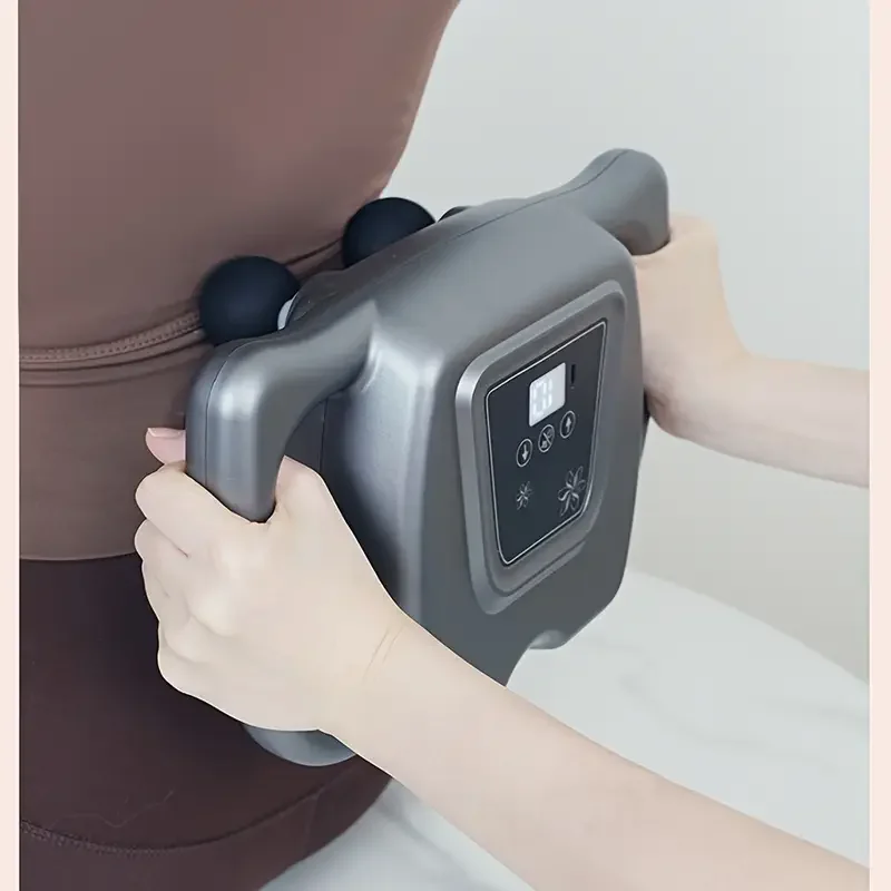 

8-head fascia gun massage gun - USB rechargeable, full body and neck massage, relaxing muscles throughout the body