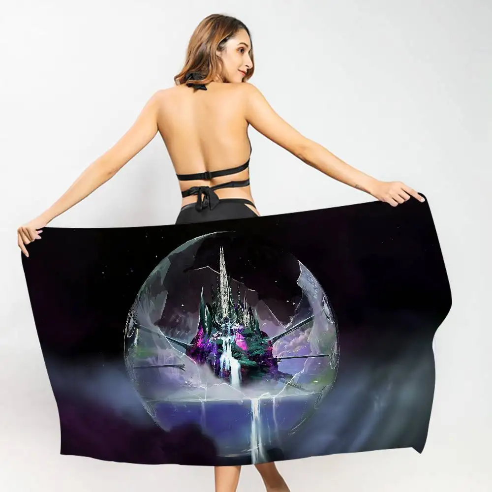 HOT Games Destiny 2 Microfiber Blanket Quick Drying Beach Towels Oversized Printing Super Absorbent Pool Towel Blanket