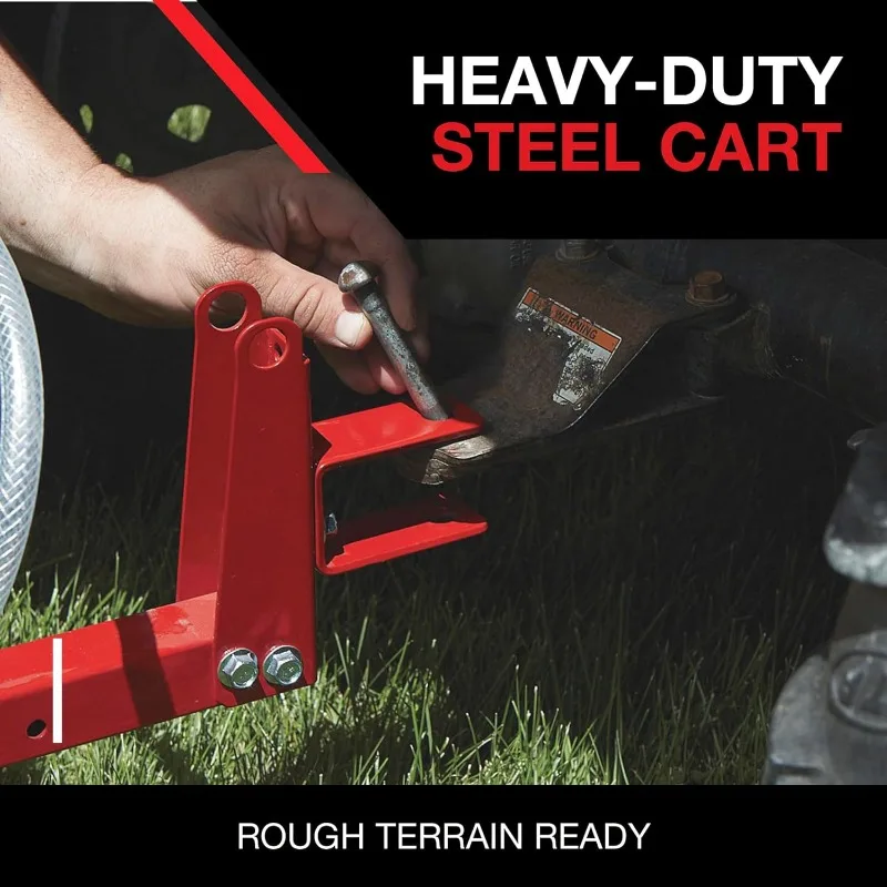 Tow-Behind Trailer Boom Broadcast and Spot Sprayer - 31-Gallon Capacity, 2.2 GPM, 12 Volt DC image 5