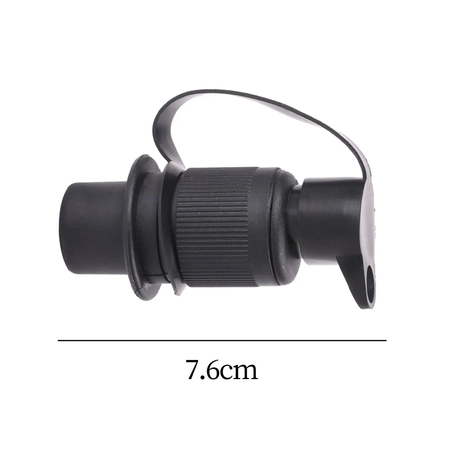 

Truck Trailer Plug Socket Connectors Waterproof 3 Pin Metal Adapter Towing Tool for Car Caravan Agricultural Vehicles