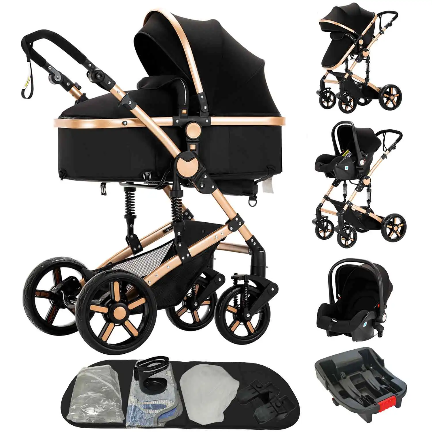 

Baby Accessories Stroller 3 In 1 Baby Newborn Items Multiple Stroller Light Baby Stroller Pram Baby Strollers With Four Wheels