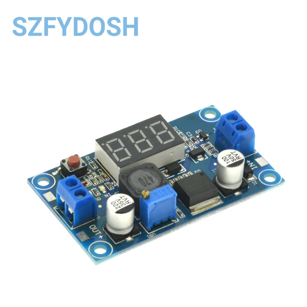 LM2596 DC DC Step Down Converter Voltage Regulator LED Display Voltmeter 4.0~40 To 1.3-37V Buck Adapter Adjustable Power Supply