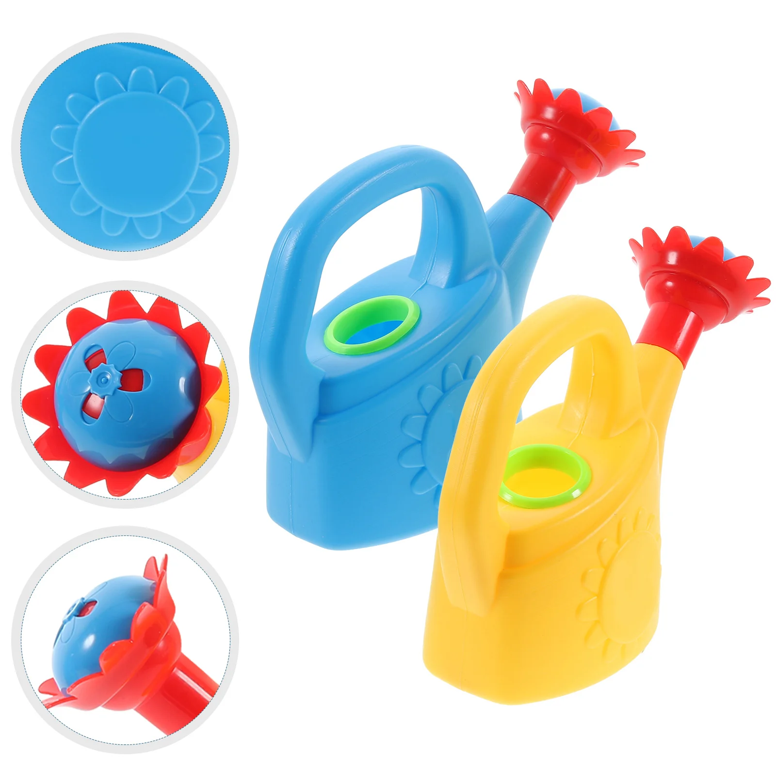 2 PCS Mini รดน้ําเด็กกระป๋องสําหรับของเล่น Play House การศึกษาบอนไซ Bath เด็กวัยหัดเดิน