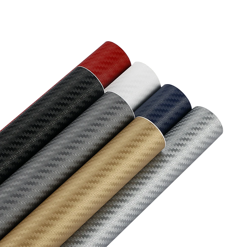 10/30*127cm 3D Carbon Fiber Vinyl Wrap Auto Sheet Roll Protective Film for Car Stickers and Decals Motorcycle Car Accessories