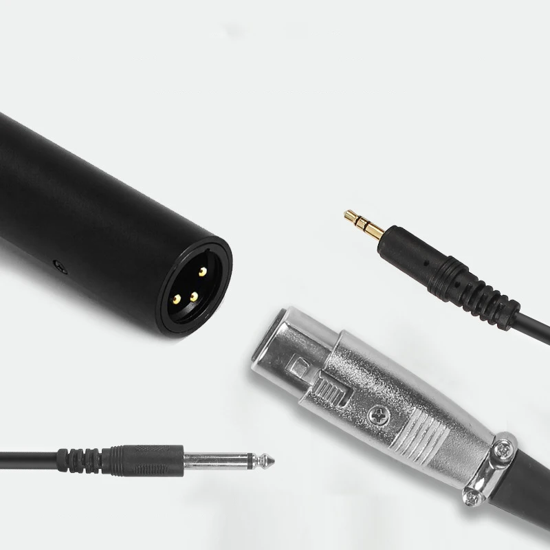 Dez itens TLF Xtuga CF-321 280mm 360mm de comprimento Microfone profissional para entrevista de rua para gravação