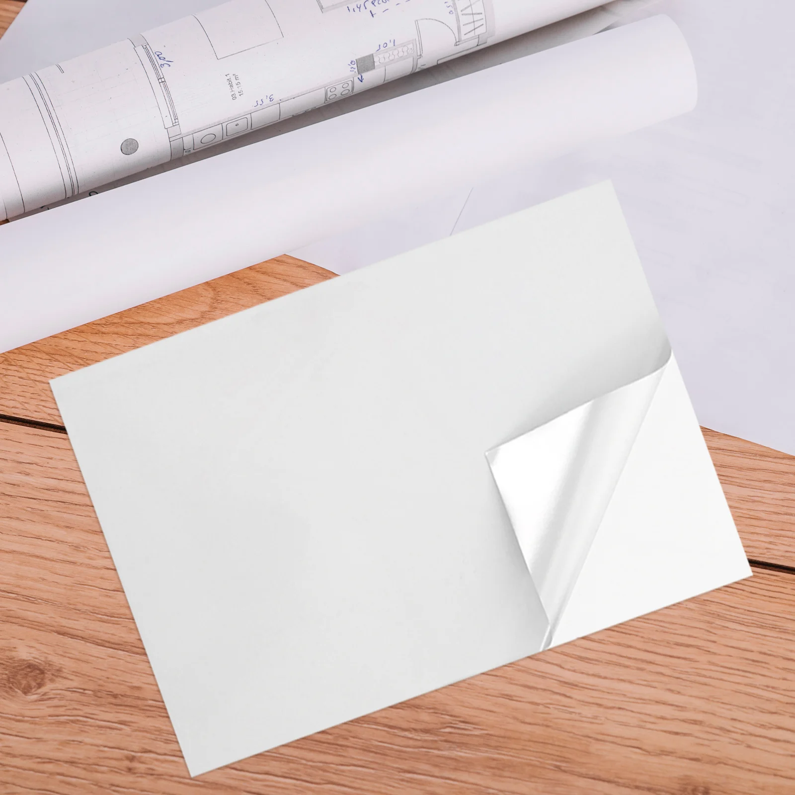 

22 Sheets A4 Holographic Vinyl Sticker Paper Adhesive Printer Paper Labels Decals Crafts Decorations Waterresistant Durable