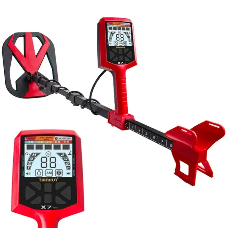 X7 Metal Detector De Metales Professional Gold Detector with Auto Ground Balance Highly Resistant to External Interference