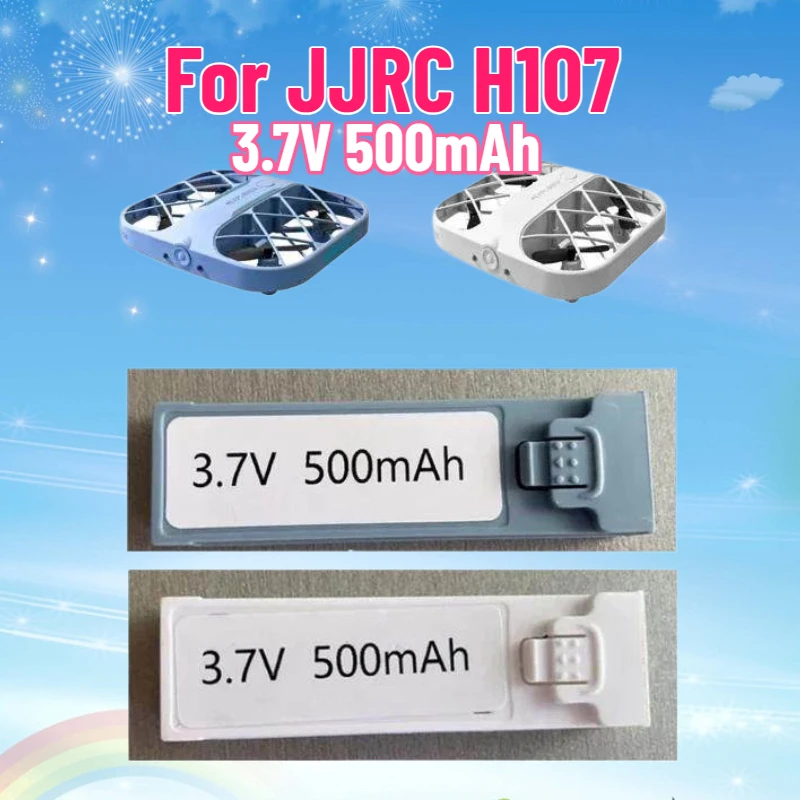 

3.7V 500mAh Battery for JJRC H107 Battery Spare Parts Rechargeable Lipo RC Drone Quadcopter Accessory Mini Drone Battery