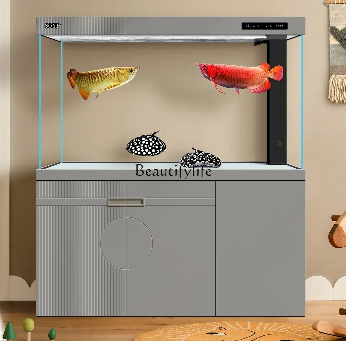 

LD33Super White Bottom Filter Partition Floor Aquarium Screen Home Intelligent Ecological Large
