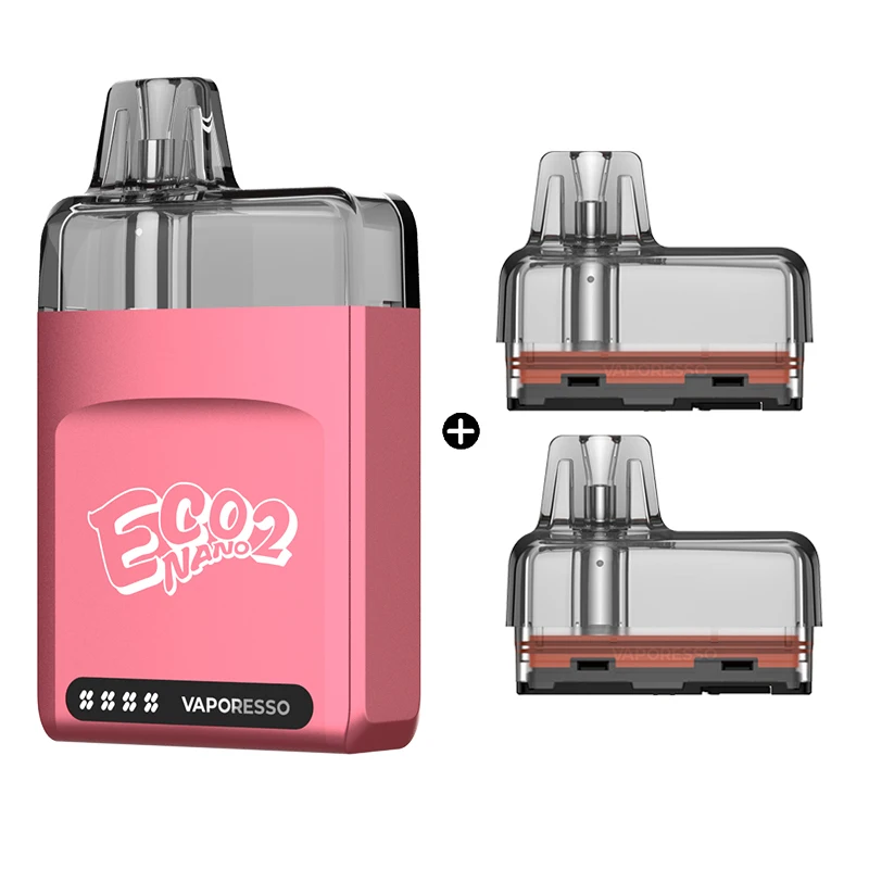 الأصلي Vaporesso ECO Nano 2 Kit 1000mAh Vape + 2 قطعة اضافية 6 مللي ECO نانو لاش شبكة جراب خرطوشة 0.6ohm E السجائر المرذاذ