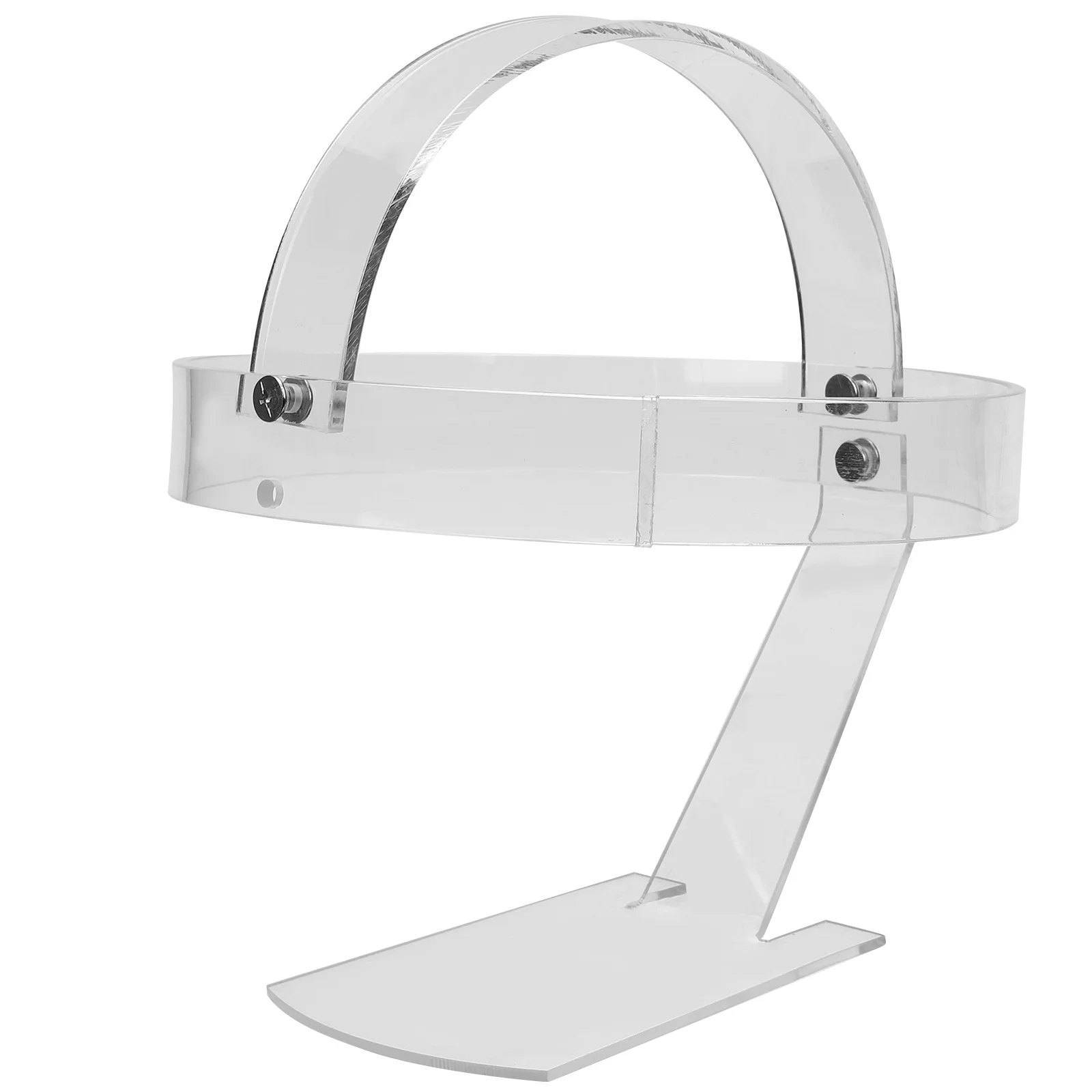 

Sturdy Acrylic Hat Clear Display Rack For Shop Holder Transparent Stand Strong Load Capacity Easy Assembly