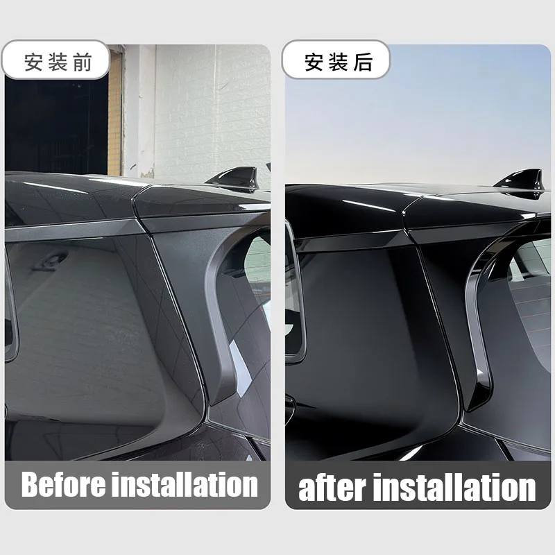 for Toyota RAV4 XA60 Wildlander 2026 2027 C-pillar side wing decorative sticker made of ABS material for exterior modification
