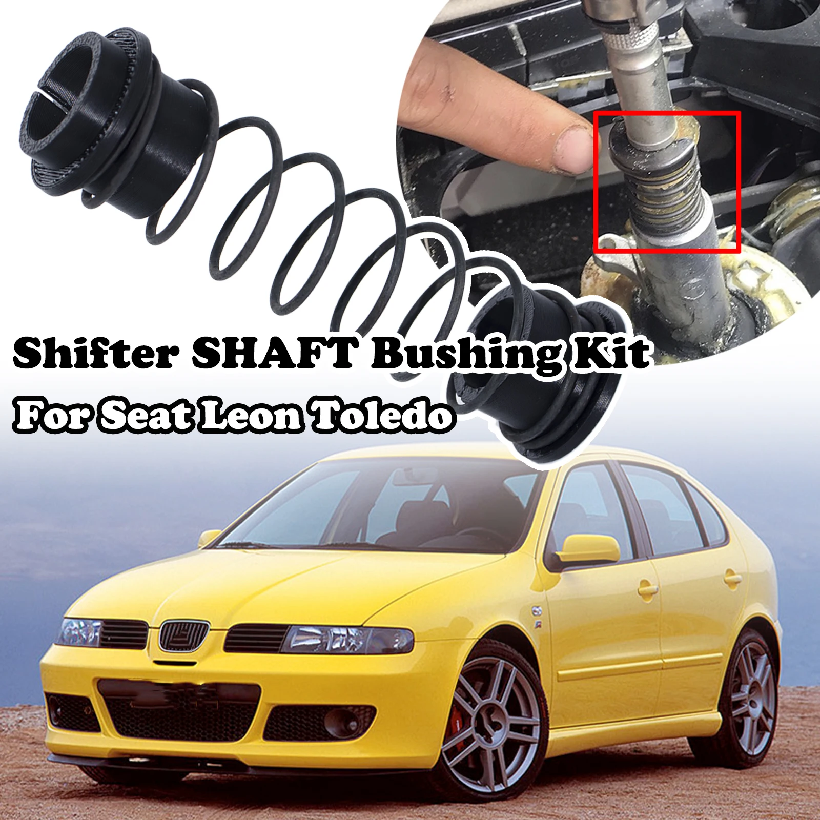 

Gear stick Lever Shifter Shaft Bushing Kit For Seat Leon Toledo Gear Shifting Issue Fix Manual Gearbox Spare Parts Replacement