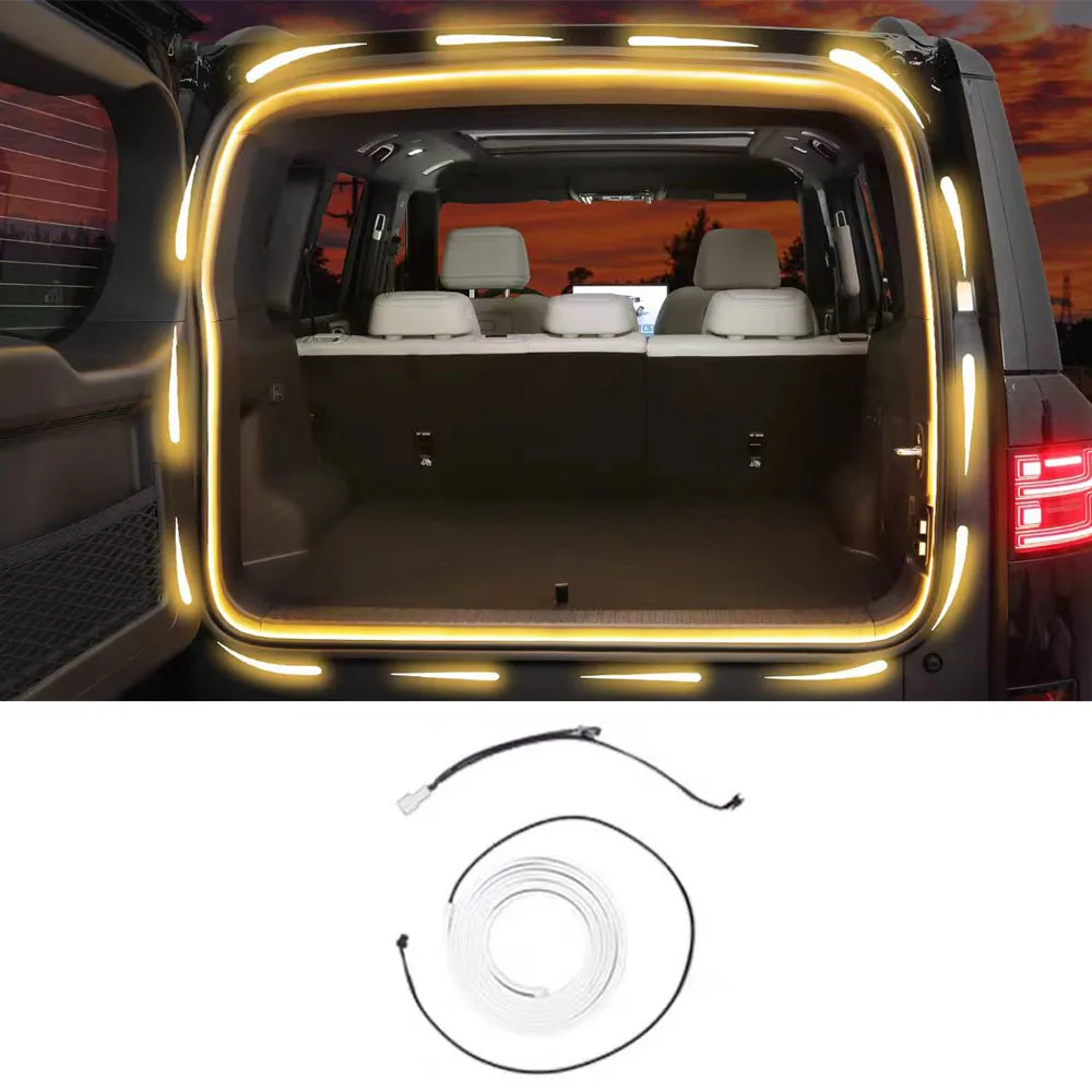 

Задняя световая полоса багажника, окружающий свет багажника, наружное освещение для кемпинга, светодиодная лента, подходящая для уравнений, Leopard Titanium 7.