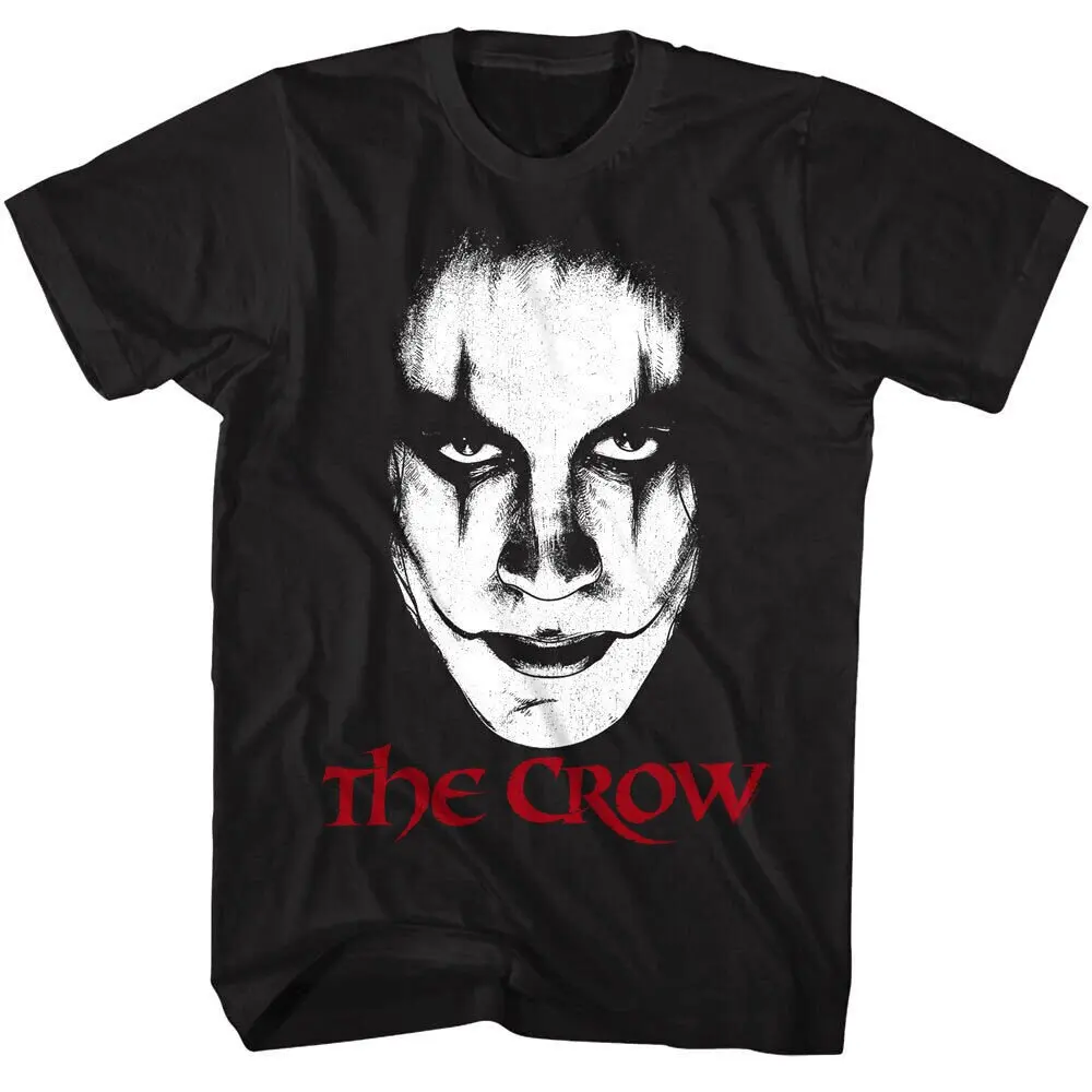 Camiseta THE CROW Eric Draven Face Dark Fantasy Movie Camisetas gráficas Camiseta holgada y transpirable de verano para hombres y mujeres