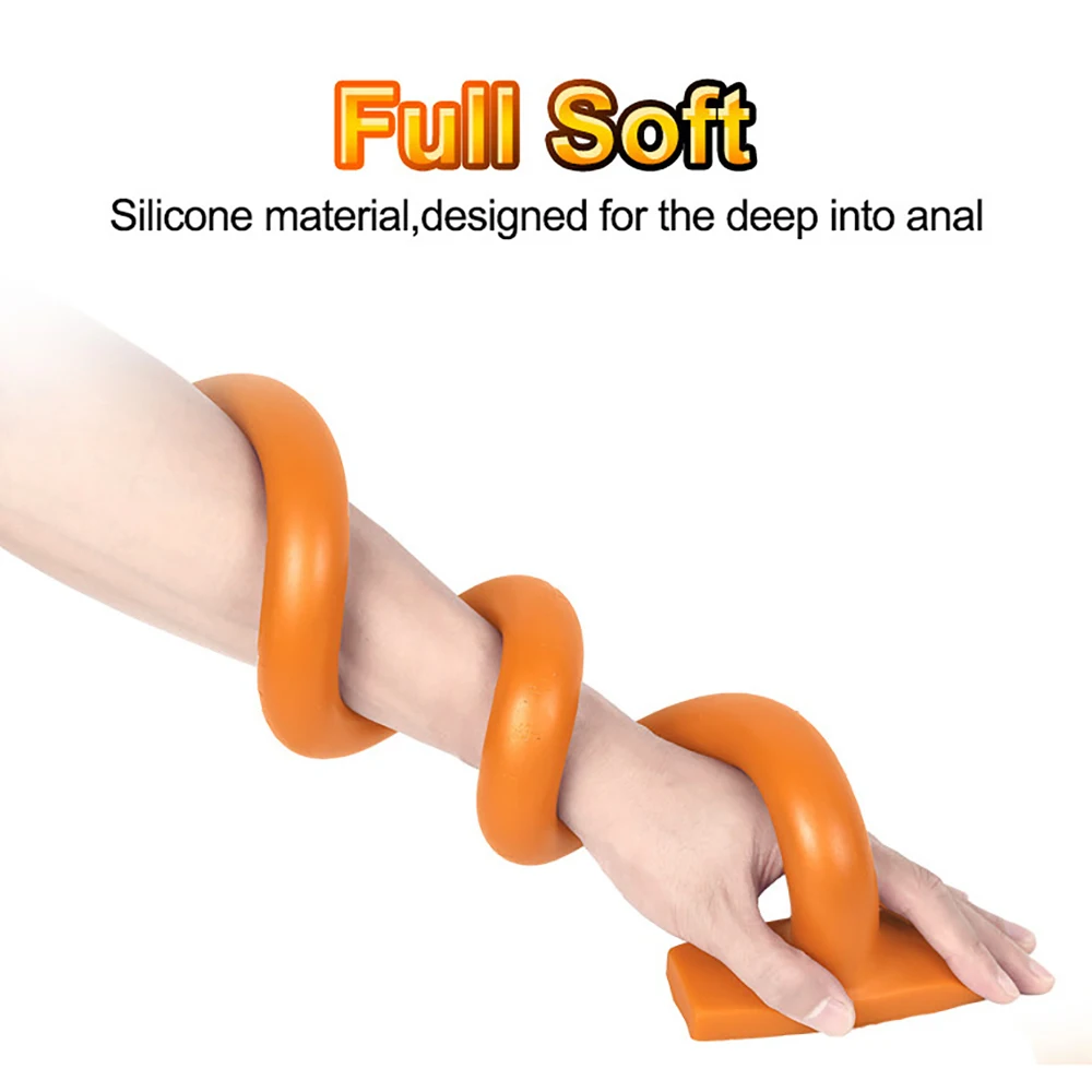 Liquid Silicone Extra Long Anal Plug Dildos Stimulate Anus Vagina Soft Anal Dilator with Length Scale Sex Toys Butt Plug Penis