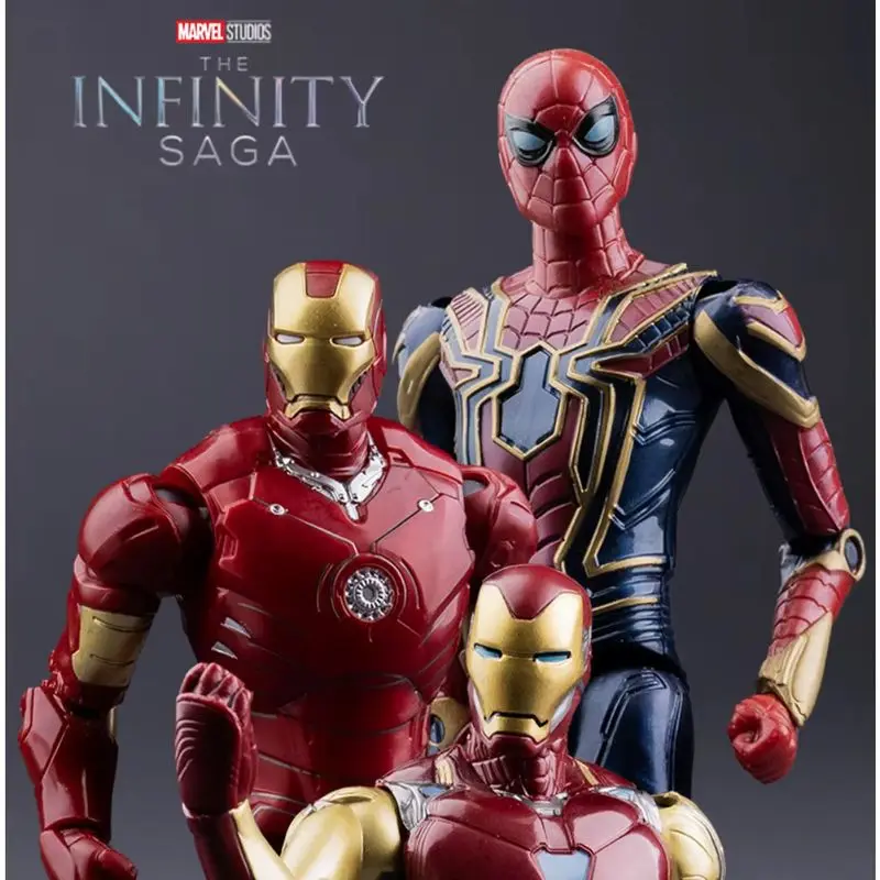 

Коллекционная фигурка Marvel Morstorm Iron Man Mark 42 с LED-подсветкой для настольного размещения, для взрослых коллекционеров, серия Avengers Infinity Saga