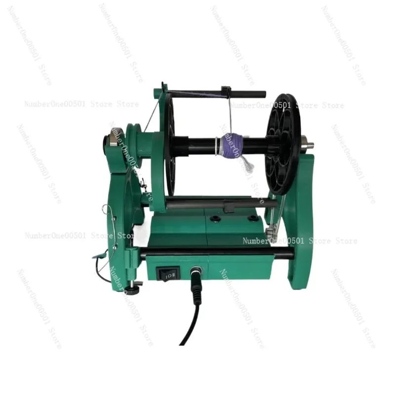 Electric small spinning wheel installation-free household adjustable speed 12V textile wool cotton single strand wool mini