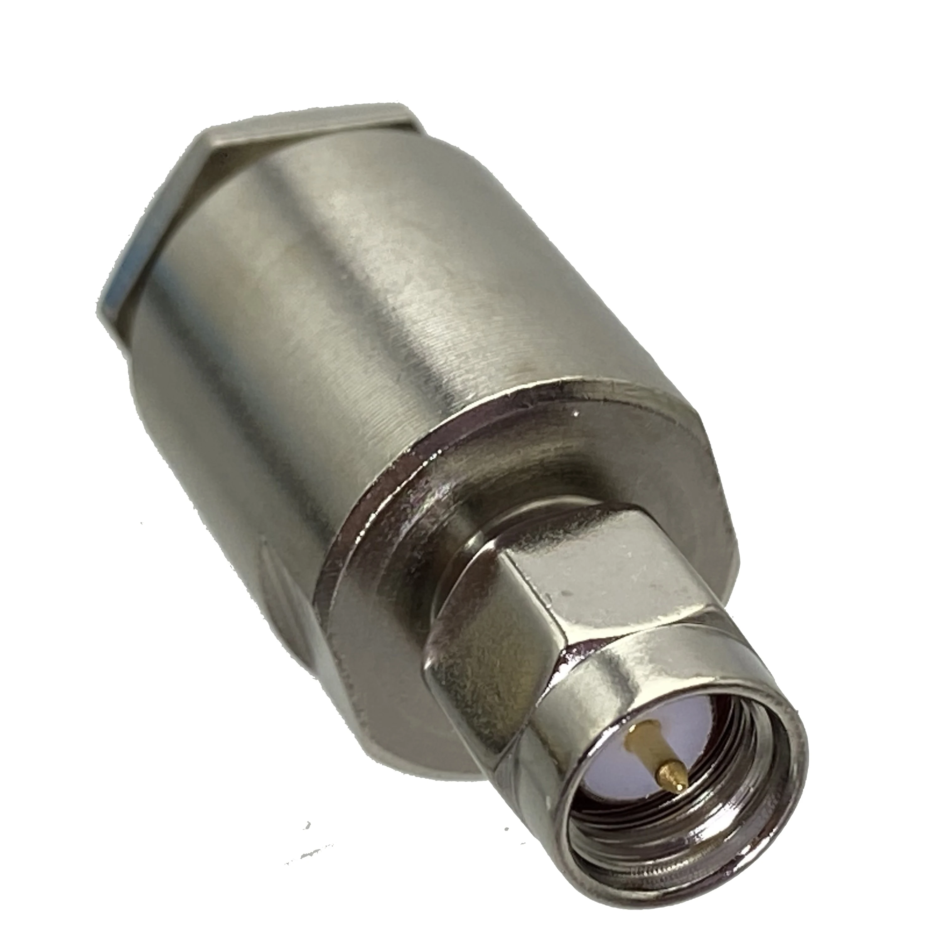 1Pcs Connector SMA male plug clamp RG8X RG-8X LMR240 cable RF Coaxial Wire Terminals Straight