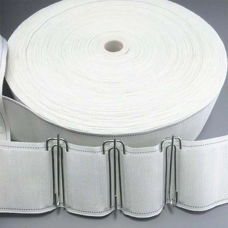 

10M Curtain Pleat Belt Punching Hook Cloth Cotton Blend Pinch Pleat Tape White Curtain Accessories DIY Pull Pleated Cloth Belt