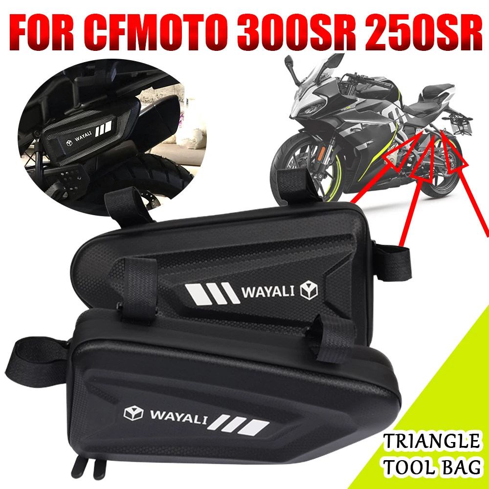 For CFMOTO 300SR SR300 250 SR 300 SR 250SR SR250 2022 Motorcycle Accessories Side Bag Fairing Repair Tool Storage Triangle Bags