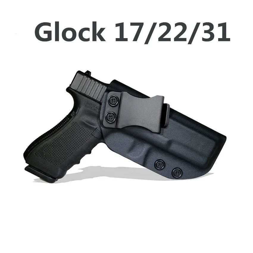 IWB Kydex Fondina Sinistra Glock 17 19 22 23 25 26 27 28 31 32 33 43 43X All\'interno La Cintura Portare Nascosto CCW Aiwb Appendice