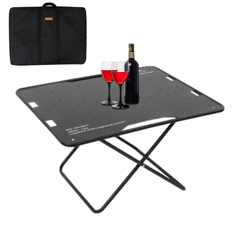 

Outdoor Compact Camp Table Lightweight Folding Table Versatile Compact Grill Table Strong Load Bearing Convenient Design