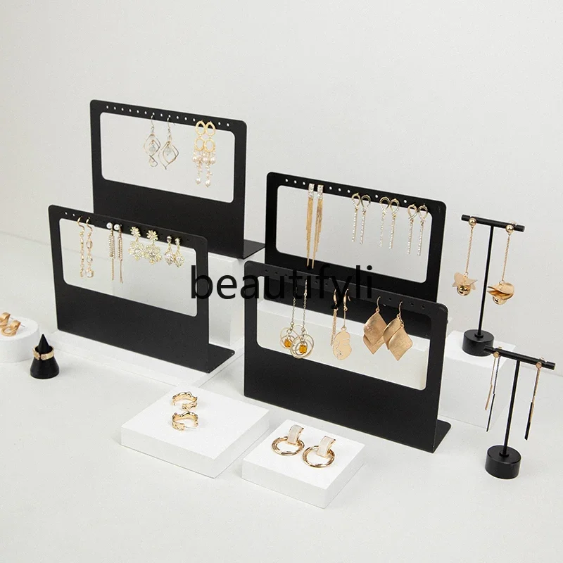 Earring  Display rack Necklace ring Storage finishing rack Window jewelry rack Cylinder