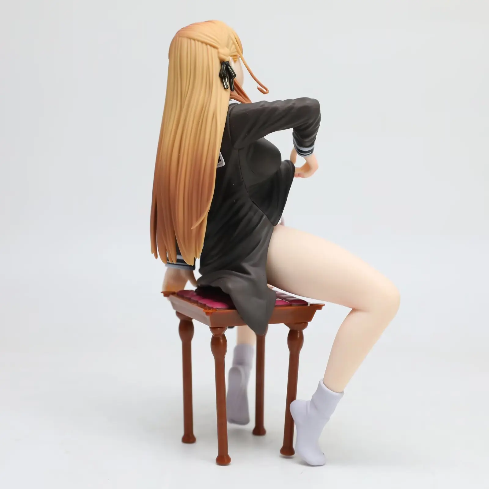 Anime 18cm Zhuli Love Pretty Girl Sauce Anime Girl Sexy Figure Model Chassis Ornaments Toys Adult Gifts Model Doll Toy Gift Fans view 4