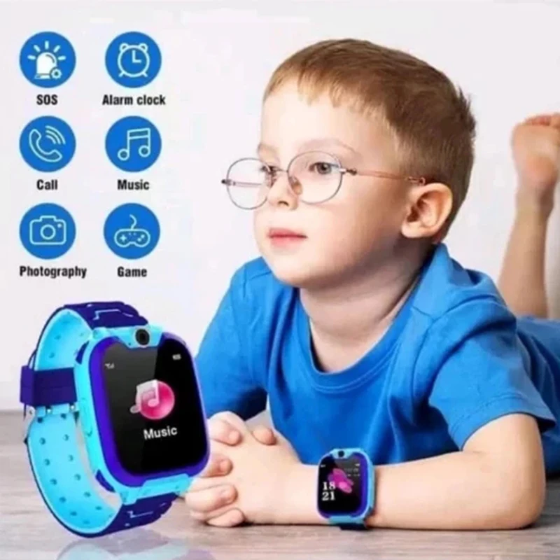 2027 2G Children Smart Watch Video GPS Location Sim Card Call SOS Camera Waterproof Kids Smart Watch Gifts for Boy Girl