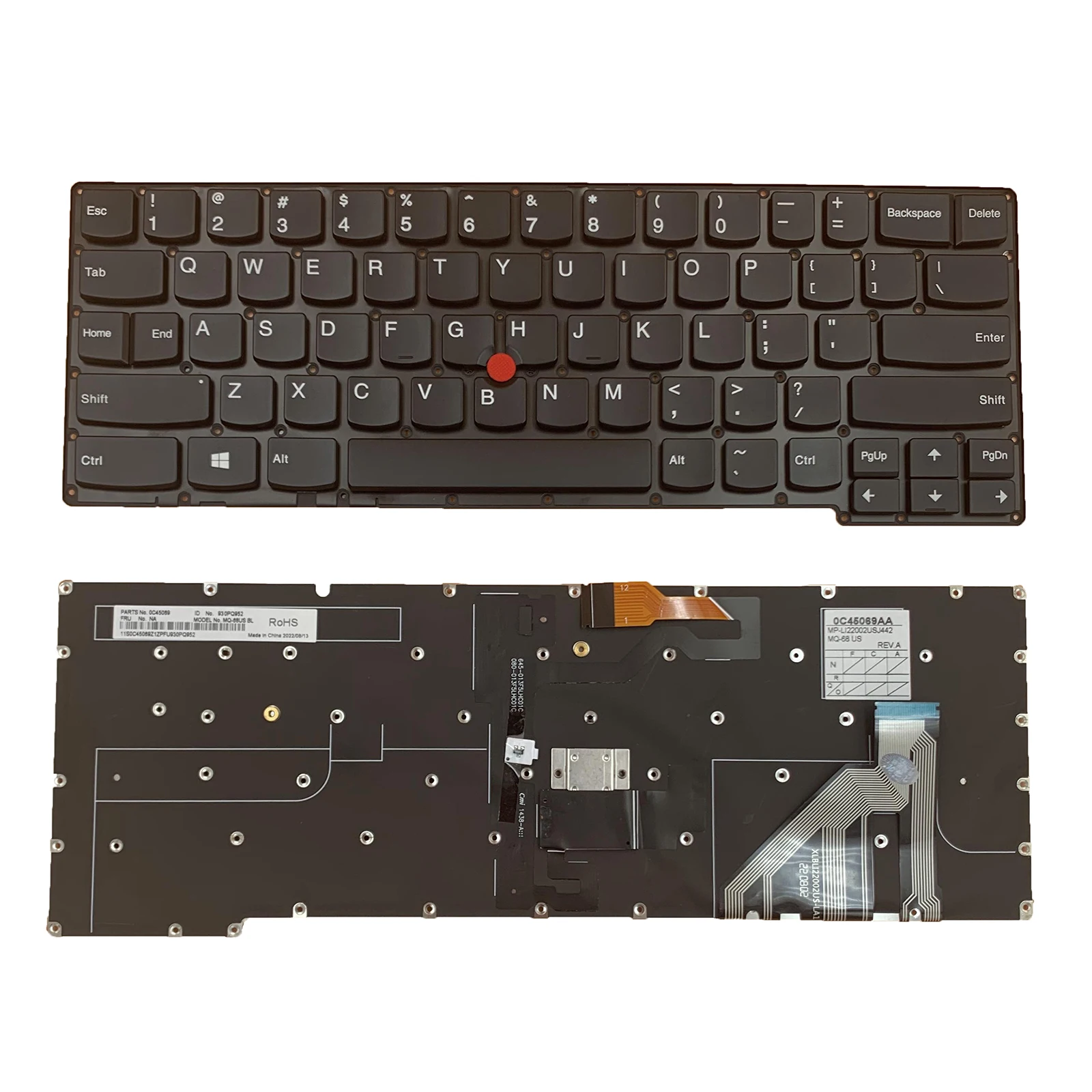 US Keyboard for Lenovo Thinkpad X1 Carbon Gen 2nd 2014 (Type 20A7 20A8) Backlit New